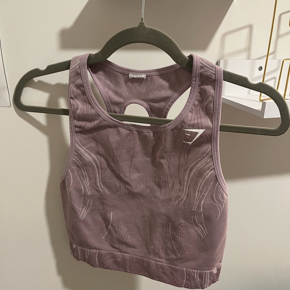 Women's Lavender Sports Bra - Picture 2 of 3